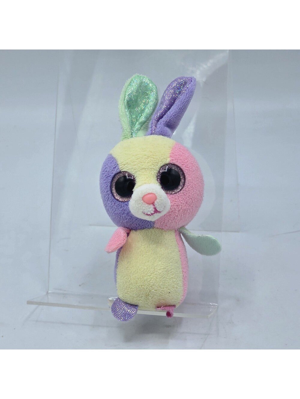 Ty Basket Beanie Boo “Bloom” the Bunny - No Hang Tag (4 inch)
